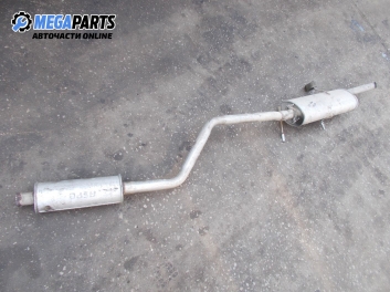 Muffler for Citroen ZX 1.4, 75 hp, station wagon, 1997