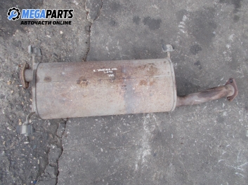 Muffler for Kia Sportage I (JA) 2.0 TD 4WD, 83 hp, 2000, position: rear