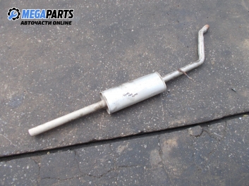 Muffler for Fiat Punto 1.2, 60 hp, hatchback, 2000