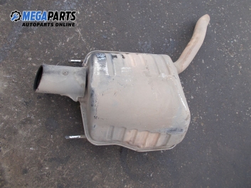 Rear muffler for Mercedes-Benz CLK-Class 208 (C/A) 2.0, 136 hp, coupe automatic, 1997