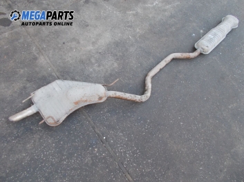 Muffler for Saab 9-5 2.2 TiD, 120 hp, station wagon, 2004