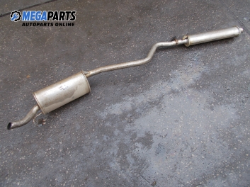 Muffler for Fiat Punto 1.6, 88 hp, hatchback, 1994