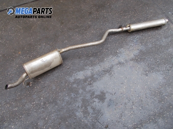 Muffler for Fiat Punto 1.6, 88 hp, hatchback, 1994