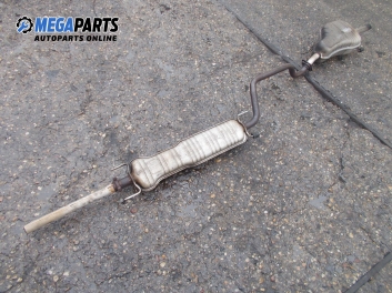 Muffler for Opel Zafira A 1.6 16V, 101 hp, 2001