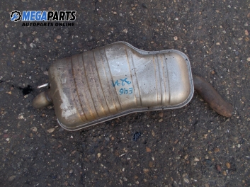 Rear muffler for BMW 3 (E46) 2.0 d, 150 hp, sedan, 2003