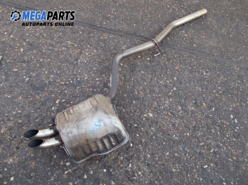 Rear muffler for Mercedes-Benz C-Class 202 (W/S) 2.5 TD, 150 hp, station wagon, 1998