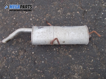 Rear muffler for Citroen ZX 1.6, 88 hp, station wagon, 1995