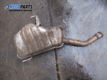 Hinterer schalldämpfer for Peugeot 607 2.2 HDI, 133 hp automatic, 2001