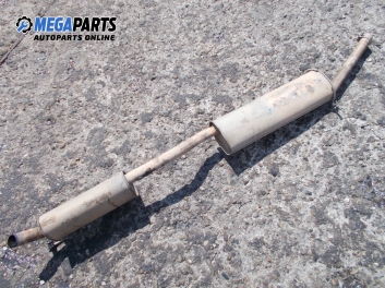 Muffler for Fiat Multipla 1.9 JTD, 110 hp, 2002