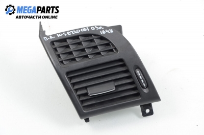AC heat air vent for Mercedes-Benz E W211 2.2 CDI, 150 hp, station wagon automatic, 2003, position: front - left