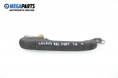 Outer handle for Ford Galaxy 2.0, 116 hp automatic, 1996, position: rear - left
