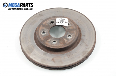 Brake disc for Jaguar X-Type 2.5 V6 4x4, 196 hp, sedan, 2001, position: front