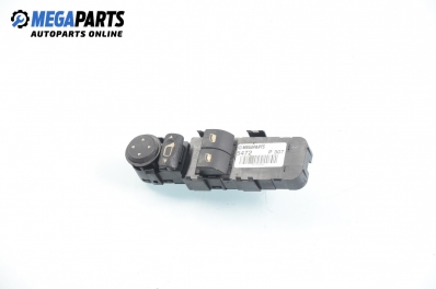 Window and mirror adjustment switch for Peugeot 307 1.6 16V, 109 hp, hatchback, 5 doors, 2001