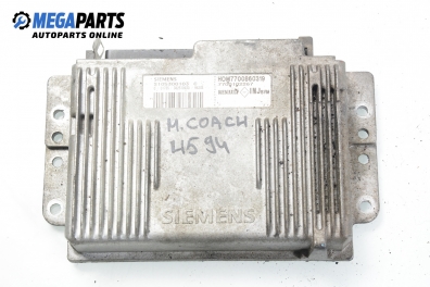 ECU für Renault Megane I 1.6, 90 hp, coupe, 1997 № Siemens S105300103 C