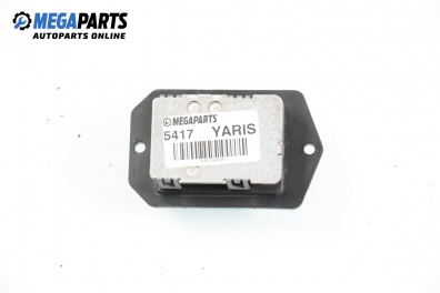 Blower motor resistor for Toyota Yaris 1.0 VVT-i, 69 hp, 3 doors, 2006