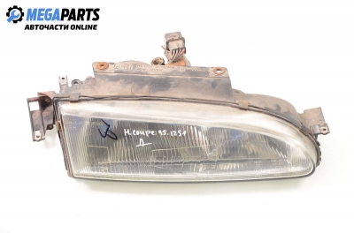 Headlight for Hyundai S Coupe 1.5, 88 hp automatic, 1995, position: right