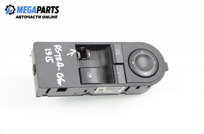 Window and mirror adjustment switch for Opel Astra H 1.7 CDTI, 100 hp, hatchback, 5 doors, 2006