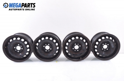 Steel wheels for Fiat Punto (2003-2010) 14 inches, width 5.5 (The price is for the set)