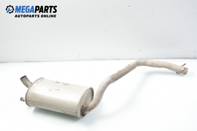 Muffler for Mercedes-Benz 190 (W201) 2.0, 122 hp, 1989