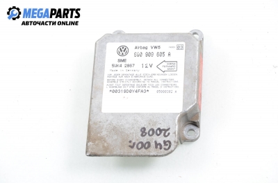 Airbag module for Volkswagen Golf IV 1.6, 100 hp, 2000 № 6Q0 909 605 A