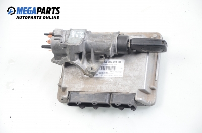 ECU incl. ignition key for Volkswagen Golf IV 1.6, 100 hp, 5 doors, 1999 № Siemens 5WP4441 02