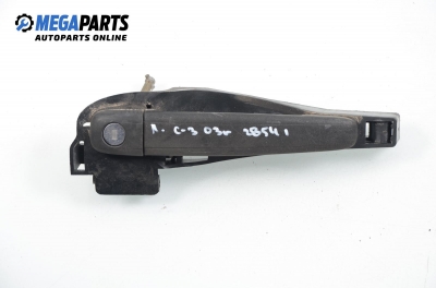 Mâner exterior pentru Citroen C3 Pluriel 1.6, 109 cp, 2003, poziție: stânga