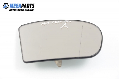 Mirror glass for Mercedes-Benz C W203 2.2 CDI, 143 hp, coupe automatic, 2002, position: right