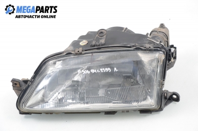 Headlight for Peugeot 306 1.6, 89 hp, hatchback, 5 doors, 1994, position: left