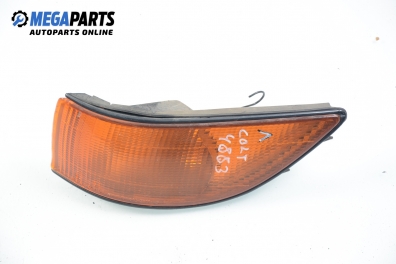 Blinker for Mitsubishi Colt III 1.5, 84 hp, hatchback, 3 doors, 1990, position: left