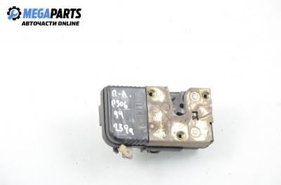 Lock for Peugeot 306 1.6, 89 hp, hatchback, 1994, position: front - left