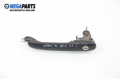 Outer handle for Volkswagen Sharan 2.0, 115 hp automatic, 1996, position: front - left