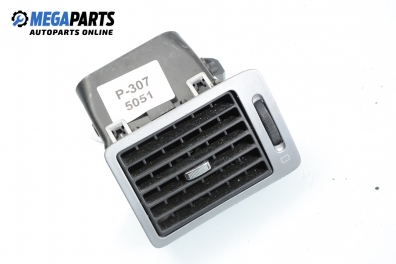 AC heat air vent for Peugeot 307 2.0 HDi, 107 hp, hatchback, 5 doors, 2004