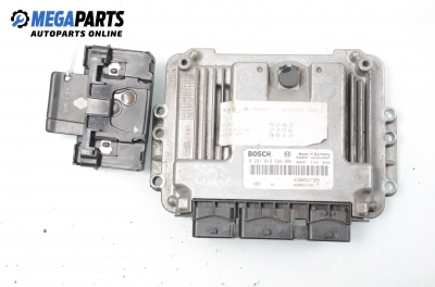 ECU incl. card and reader for Renault Scenic II 1.9 dCi, 131 hp, 2005 № Bosch 0 281 012 589