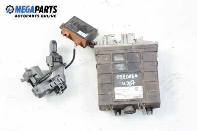 ECU incl. ignition key and immobilizer for Seat Cordoba (6K) 1.6, 101 hp, coupe, 1997 № Siemens 5WP4 317