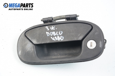 External boot lid handle for Fiat Doblo 1.9 JTD, 105 hp, 2004