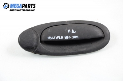 Outer handle for Fiat Multipla 1.6 16V, 103 hp, 1999, position: front - right