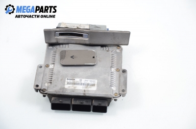 ECU incl. card and reader for Renault Laguna II (X74) 1.9 dCi, 120 hp, station wagon, 2002 № Bosch 0 281 010 556