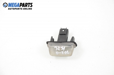 Licence plate light for Peugeot 206 1.1, 60 hp, hatchback, 3 doors, 2004