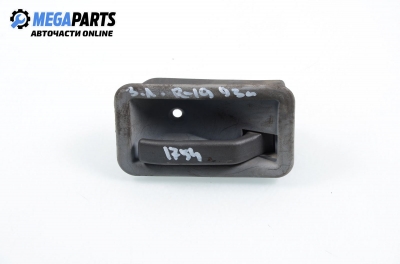 Inner handle for Renault 19 1.4, 75 hp, hatchback, 5 doors, 1993, position: rear - left