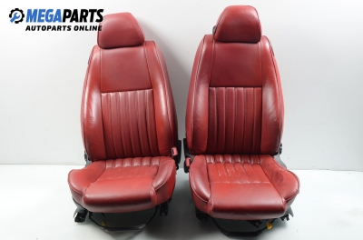 Scaune din piele pentru Alfa Romeo 147 2.0 16V T.Spark, 150 cp, 3 uși, 2000