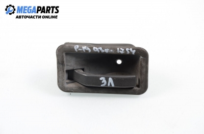 Inner handle for Renault 19 1.4, 75 hp, hatchback, 5 doors, 1993, position: rear - left