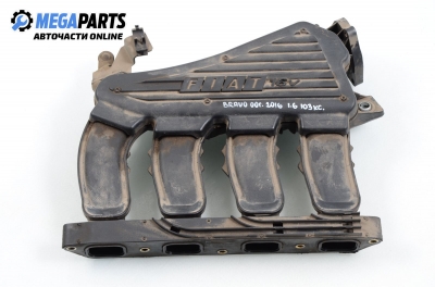 Intake manifold for Fiat Bravo 1.6 16V, 103 hp, 3 doors, 2000