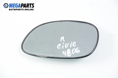 Mirror glass for Honda Civic V 1.5 16V, 90 hp, hatchback, 3 doors, 1995, position: left