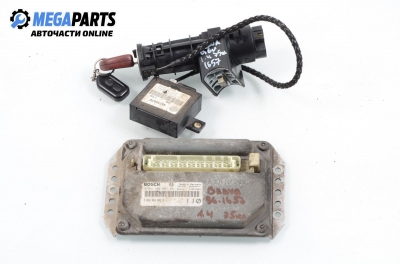 ECU incl. ignition key and immobilizer for Fiat Brava 1.4, 75 hp, 5 doors, 1996