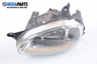 Headlight for Opel Corsa B 1.0 12V, 54 hp, 3 doors, 1998, position: left