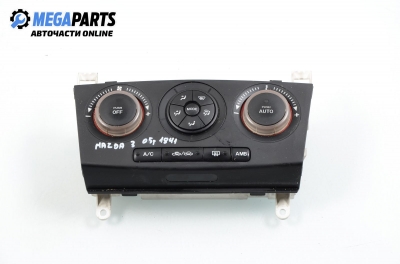 Air conditioning panel for Mazda 3 1.6 DI Turbo, 109 hp, hatchback, 5 doors, 2005