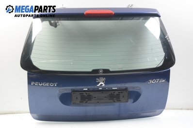 Boot lid for Peugeot 307 2.0 HDI, 107 hp, station wagon, 2003