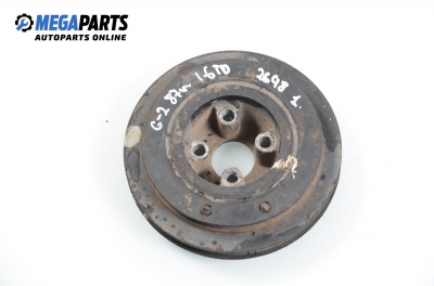 Damper pulley for Volkswagen Golf II 1.6 TD, 70 hp, 5 doors, 1987