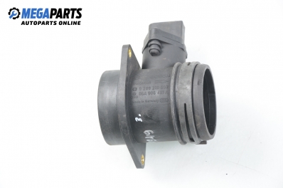 Air mass flow meter for Audi A3 (8L) 1.8, 125 hp, hatchback, 3 doors, 1998 № 06А 906 461 А