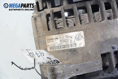 Alternator for Fiat Bravo 1.8 GT, 113 hp, 1997 № Denso 46763532